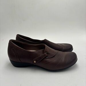 Dansko Women’s 40 Brown Leather Franny Professional Loafer Flats